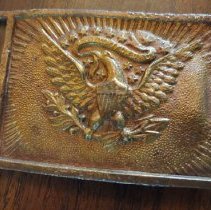 Civil War belt buckle