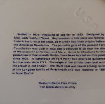 New Castle New Hampshire American Revolution Bicentennial 1776-1976 plate