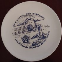 New Castle New Hampshire American Revolution Bicentennial 1776-1976 plate