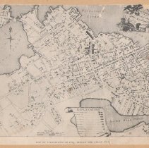 Map of Portsmouth in 1813, Before the Great Fire