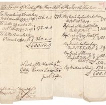 Town Records, 1778 - 1780
Town of New Castle's accounts with Rev. Jacob Foster