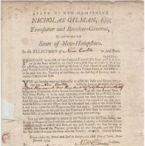 Town Records, 1779
Treasurers Warrants, 1779 (New Castle)