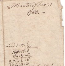 Town Records:  Minutes of Tax, 1780 /