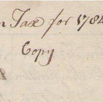 The Town Tax for New Castle, Anno Domini 1784 /