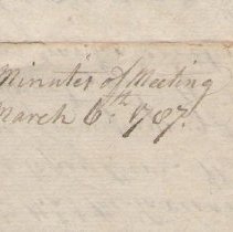 Town Records 1787