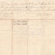 Town Records:  Captain John Chase's Account, March 1786 /