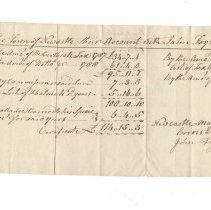 Certificate Account for 1787, 1788.  John Foy /