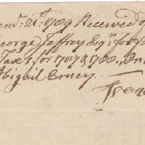 Town Records:  Lists of abatements for 1789, 1781 and 1782 made December 20