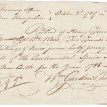 Town Records:  Received of Henry Prescott, Esq. /