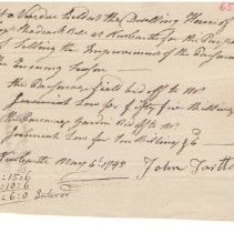 Town Records:  Vendue of Parsonage, May 6, 1793 /