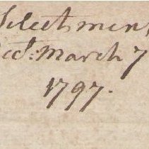 Town Records 1794-1797
