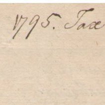 Town Records:  1795 Taxes