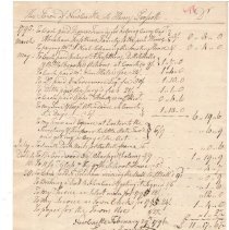 Town Records:  Henry Prescott's Account, March, 1796 /