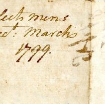 Town Records:  Selectmen's Acct. : March, 1799 /
