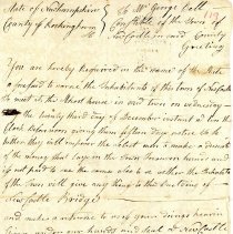 Warrant for December 23, 1801 /