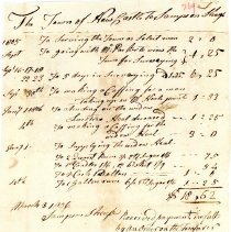 Sampson Sheafe's Account, 1806 /