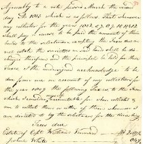 Town Records:  N. Priest's Obligation for Taxes, 1813 /