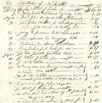 Town Records:  N. Priest's Account, July 23,1813, settled by an order on Selectmen/