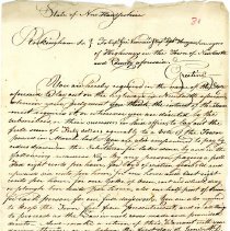 Town Records:  Surveyor's Warrant for 1813 /