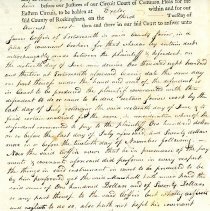 Town Records:  Akerman Writ, James Coffin Re:  William Marshall /