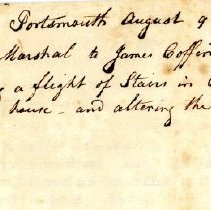 Town Records:  Portsmouth, August 9th, 1813 /