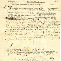 Town Records:  Pearce vs. Marshall