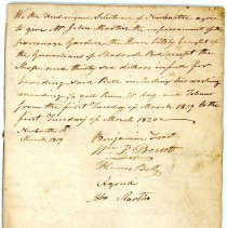 Town Records 1819-1821