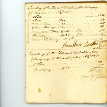 Town Records:  1817 Inventory /