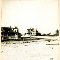 The beach showing Louis R. Dice's house