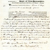 Town Records:  To the Sheriff of any County in this State, or his Deputy ..... Greeting /