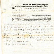 Town Records:  Thomas Haven vs. William Amazeen /