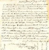 Town Records:  We command you to attach the goods or estate of Thomas F. Fo