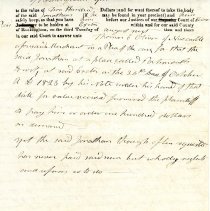 Town Records:  We command you to attach the goods or estate of Jonathan Loc