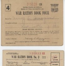WWII Ration Books