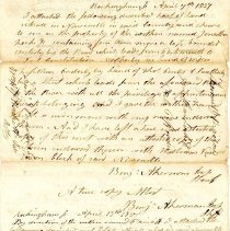 Town Records:  We command you to attach the goods or estate of Jonathan Loc