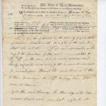 Town Records:   Writ:  Raitt vs Foye /