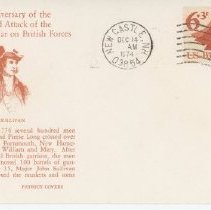 Envelope for 200th anniversary of First Armed Attack of the Revolutionary War