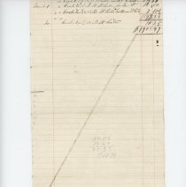 Town Records:  Town of New Castle in Account with A. B. Vennard /
