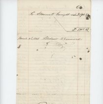 Town Records:  Town of New Castle in Account with A. B. Vennard /
