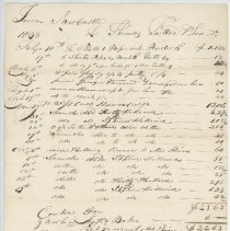 Town Records:  Thomas Tarlton's Bill, 1838 /