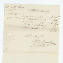 Town Records:  Richard Jenness Bill, 1838 /