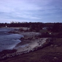 Little Harbor beach taken from Fort Stark