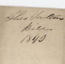 Town Records: Thomas Tarlton bill