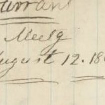 Warrant to raise money for volunteer enlistment for Civil War, 1862