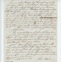 John Frost's Bond to town as constable for 1844