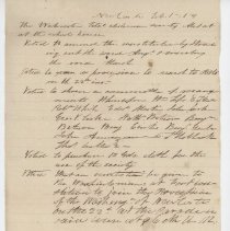 Town Records:  The Washingtonian Tetotalarium Society met at the school house /