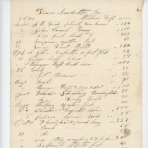 Town Records:  William Foss bill settled 1842 Alms House /