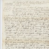 Town Records:  John Brown vs. Thomas E. Oliver /attach goods & estate for theft of invention of sailing device.