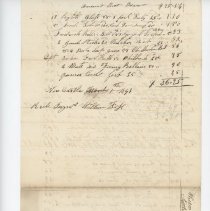 Town Records:  Bill Town of New Castle to William Foss /