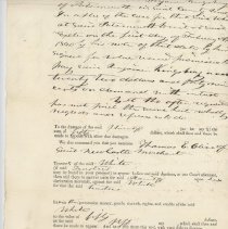 Town Records:  Benjamin Kingsbury vs. Joseph White /